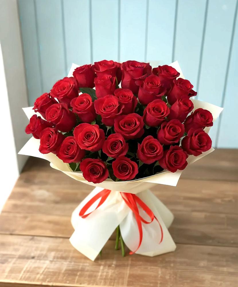 Букет 29 Красных роз в Березнецово