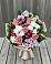 Букет цветов из: Альстромерии, Гвоздики, Розы и Хризантемы в Березнецово