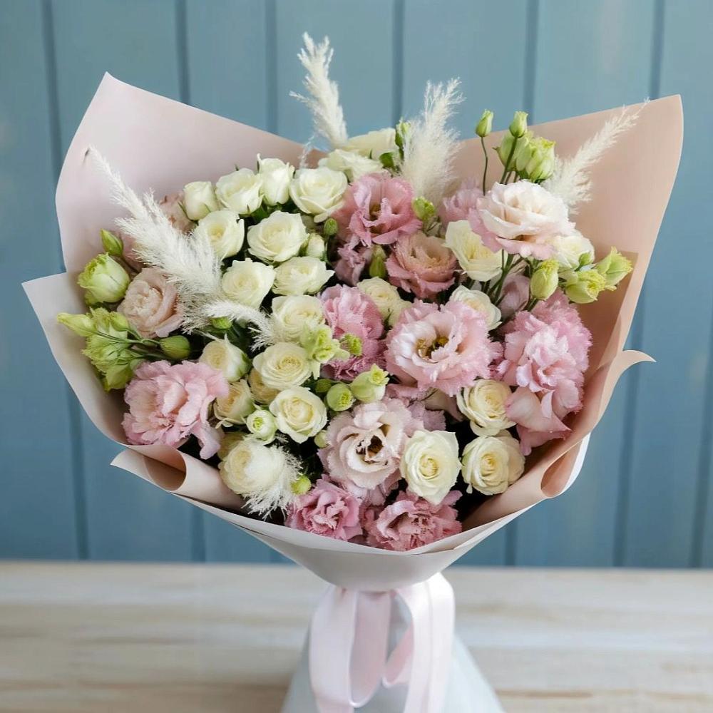 Букет цветов из: Альстромерии и Розы в Березнецово