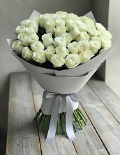 Букет 35 Белых роз в Березнецово