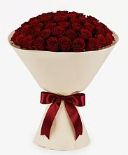 Букет 101 Бордовая роза Блэк Бакарра в Березнецово