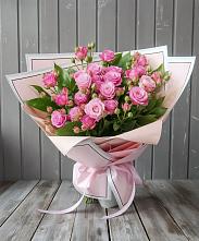 Букет Розовый кустик #REPLACE_PRED# Березнецово
