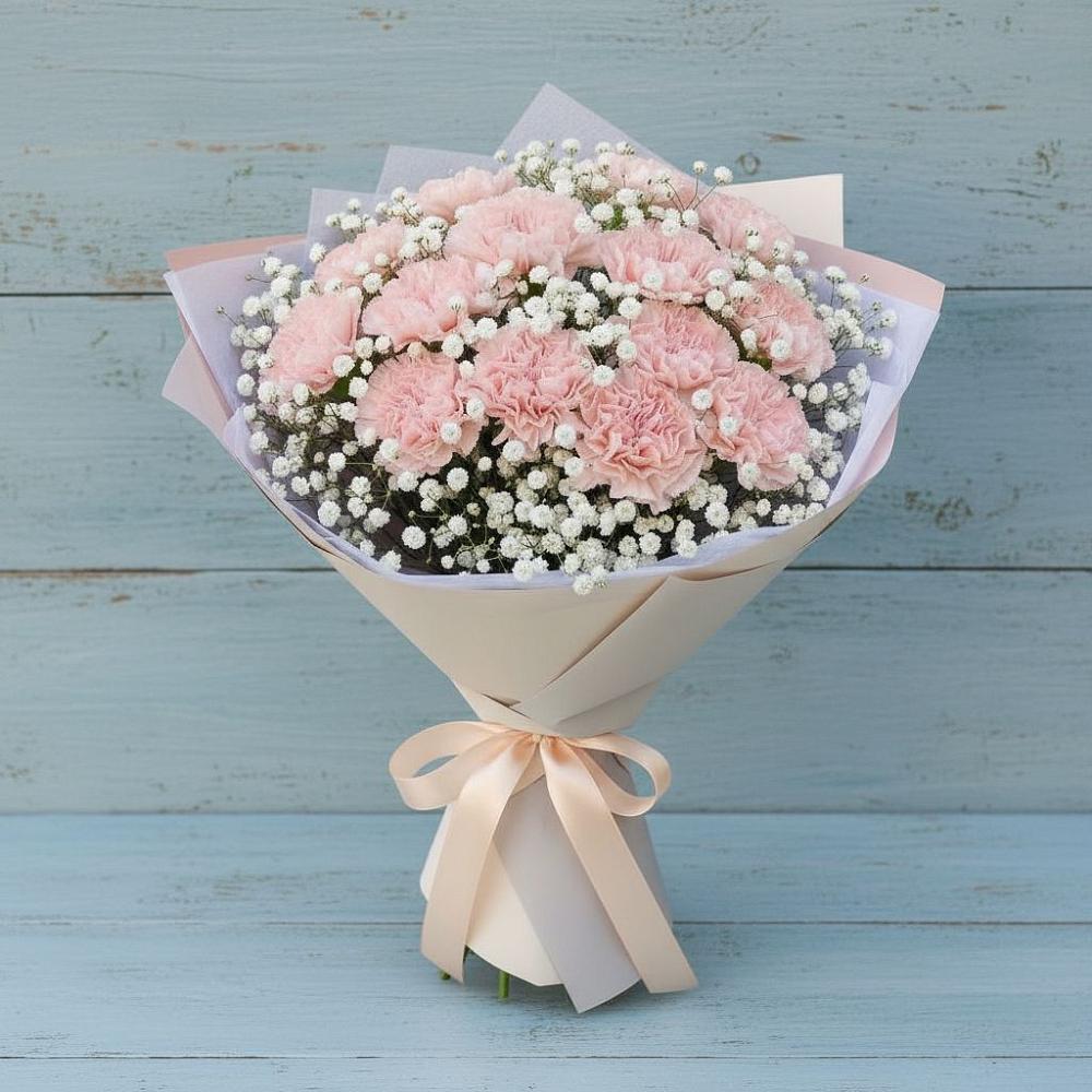 Букет цветов из: Гвоздики в Березнецово