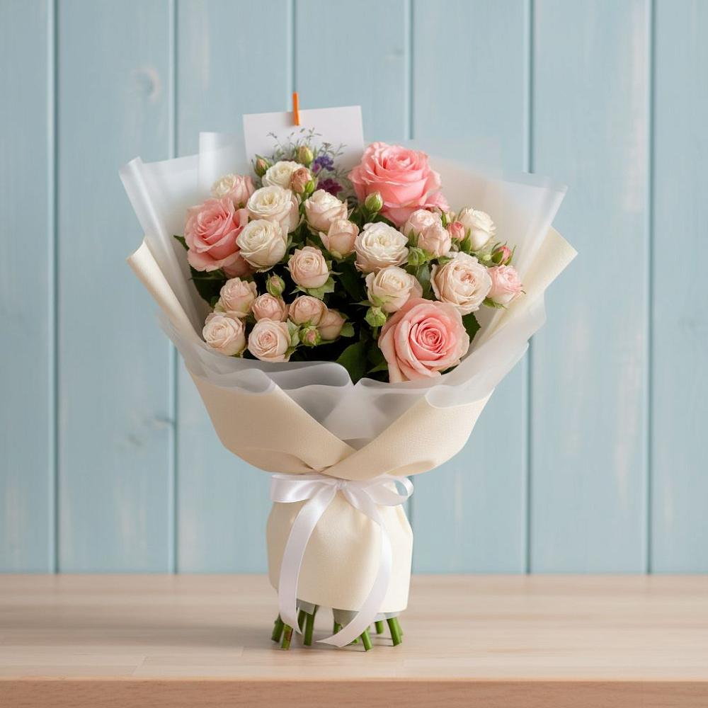 Букет цветов из: Розы в Березнецово