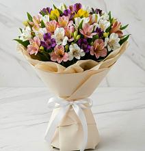 Букет цветов из:  Альстромерии в Березнецово