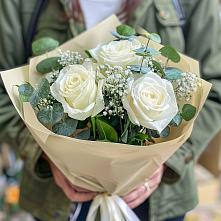 Букет цветов из:  Розы в Березнецово