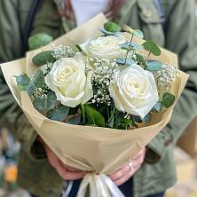 Букет Нежные грёзы в Березнецово Букет цветов из: Розы в Березнецово
