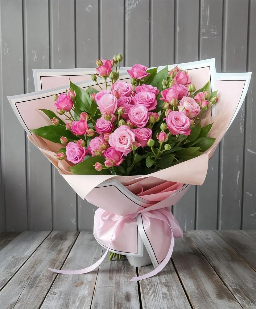 Букет Розовый кустик в Березнецово