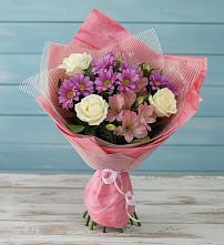 Букет цветов из:  Герберы #REPLACE_PRED# Березнецово