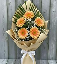 Букет цветов из:  Герберы в Березнецово
