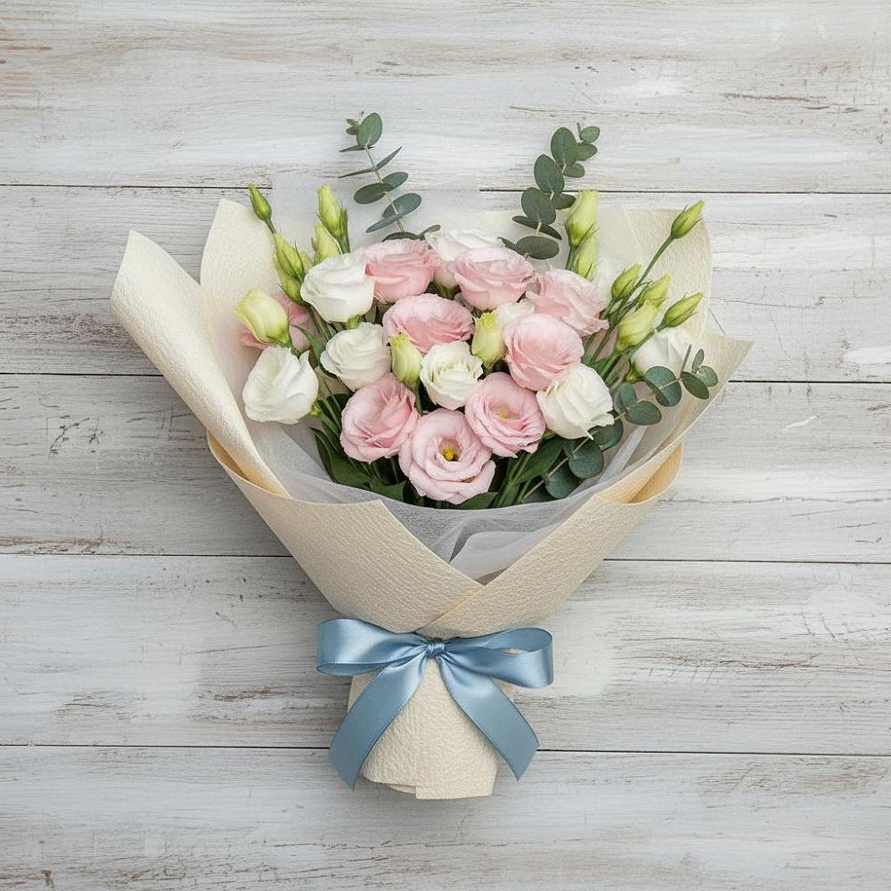 Букет цветов из: Лизиантусы в Березнецово